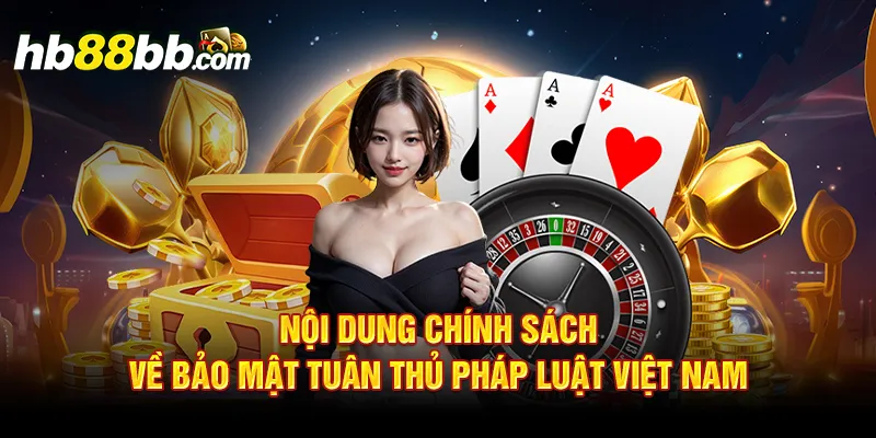 Nội dung chính sách về bảo mật tuân thủ pháp luật Việt Nam